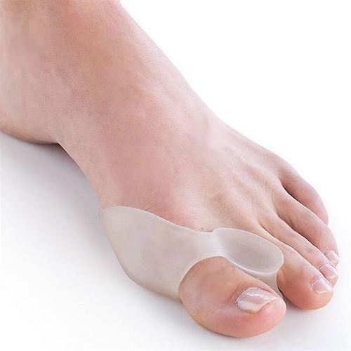 1 par univerzalnih ščitnikov za ukrivljen nožni palec (Hallux valgus), iz silikona! 