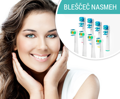 komplet 8 kompatibilnih nastavkov (glave) za električne zobne ščetke blagovne znamke ORAL-B
