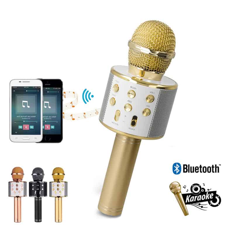 Brezžični Bluetooth mikrofon za karaoke 